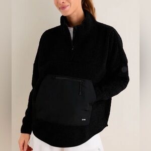 Tuckernuck Black Fleece Cady Quarter Zip, XS/S, NWOT